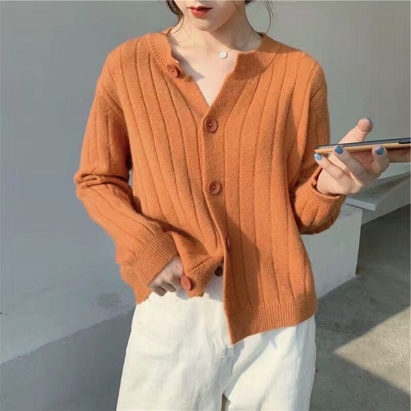 Retro style sweater short knitted cardigan coat 9
