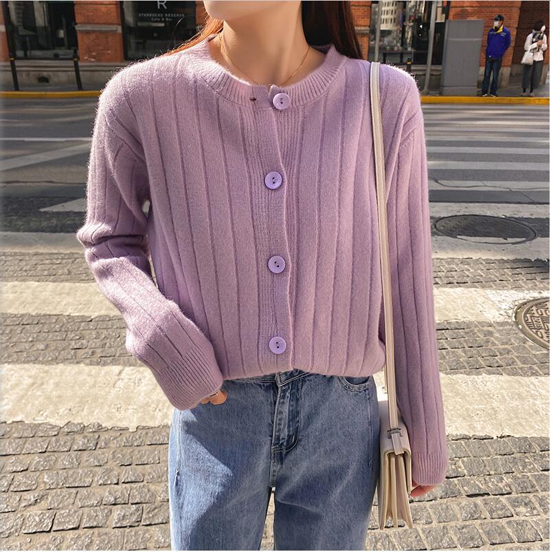 Retro style sweater short knitted cardigan coat 9