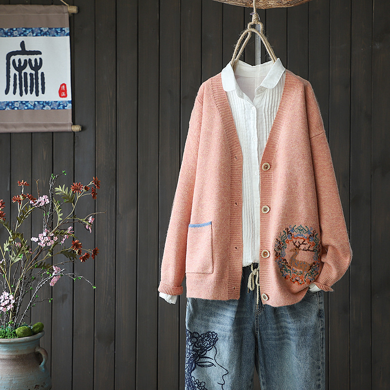 New Spring and autumn thin knitted cardigan sweater 41 01